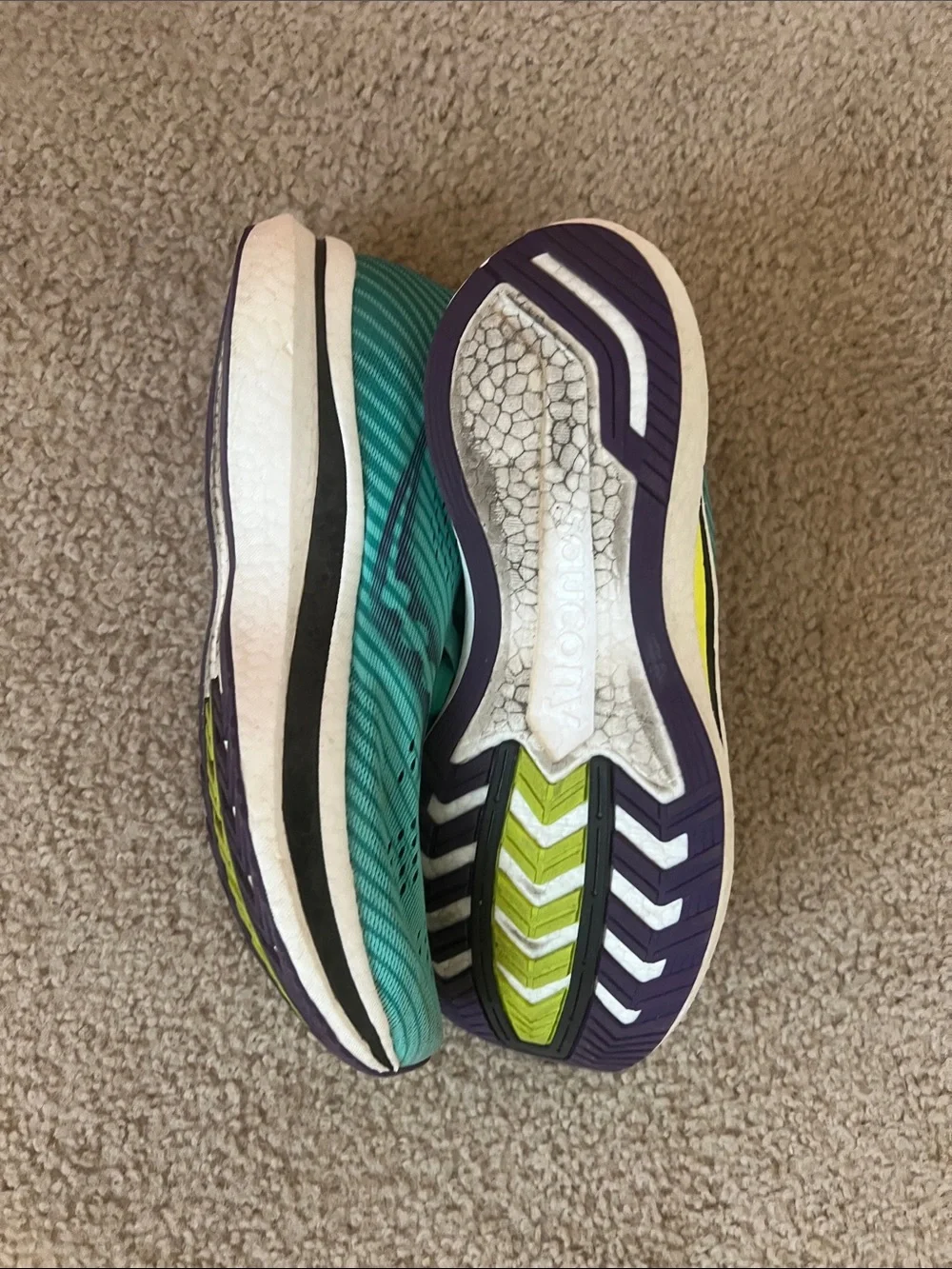 Saucony Teal/Turquoise Women's Running Sneakers - Endorphin Series